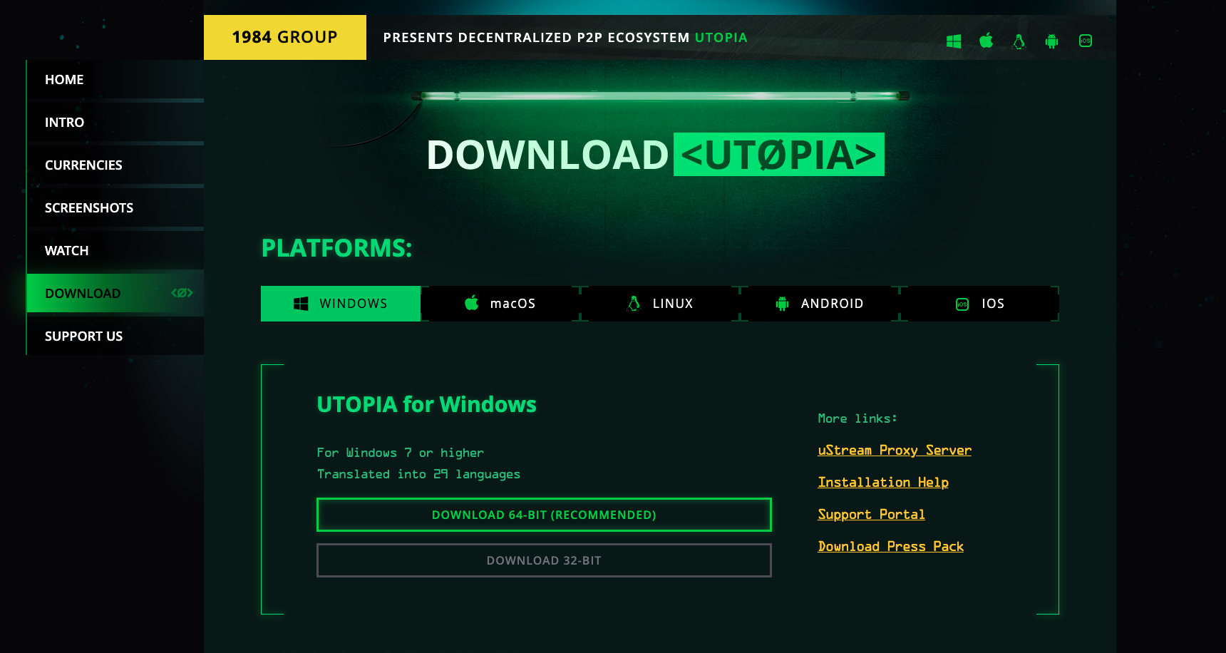 utopia site